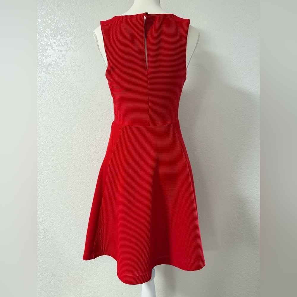 EXPRESS Elegant Red Sleeveless Dress zs SP - Picture 2 of 12